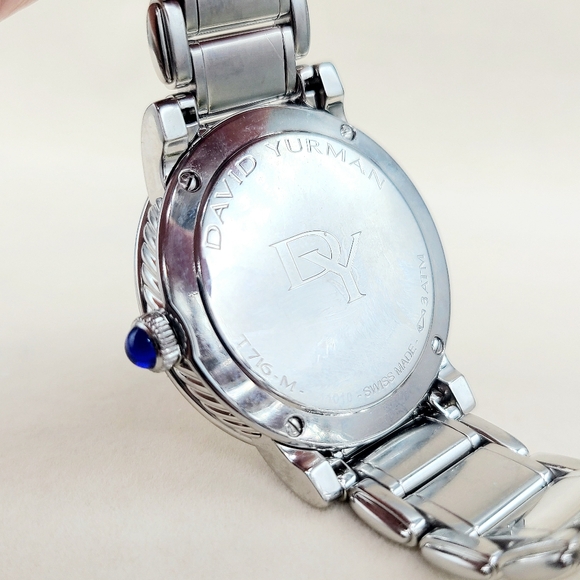 David Yurman Classic Quartz Watch Stainless Steel with Diamond Bezel, 38mm - Picture 7 of 11